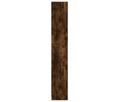 Estantería madera de ingeniería roble ahumado 57x28,5x174 cm