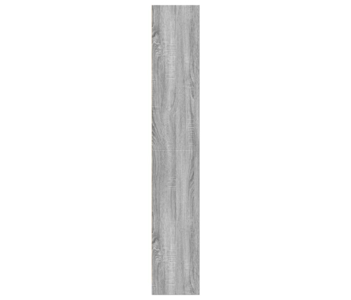 Estantería madera de ingeniería gris Sonoma 57x28,5x174 cm