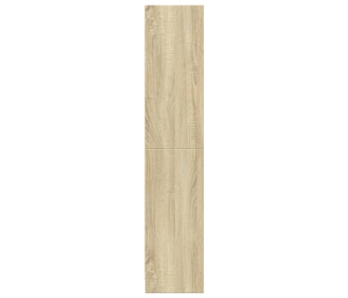 vidaXL Estantería madera de ingeniería roble Sonoma 57x28,5x141 cm