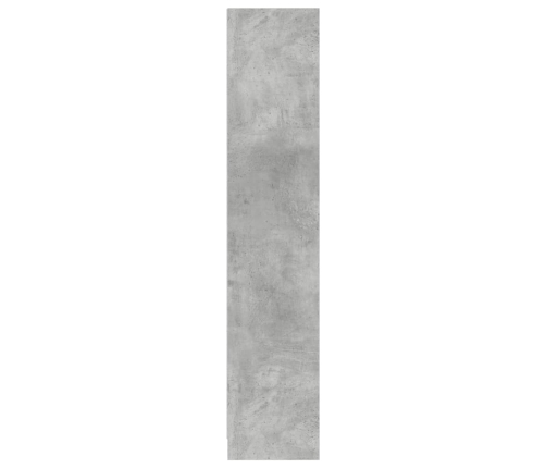 Estantería madera de ingeniería gris hormigón 57x28,5x141 cm