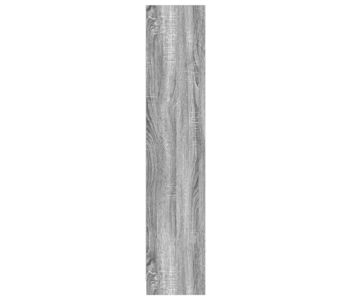 Estantería madera de ingeniería gris Sonoma 57x28,5x141 cm