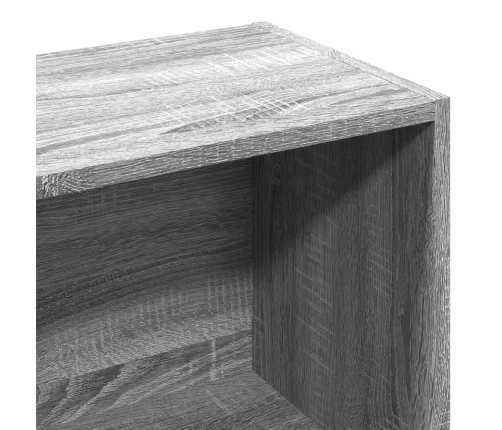 Estantería madera de ingeniería gris Sonoma 57x28,5x141 cm