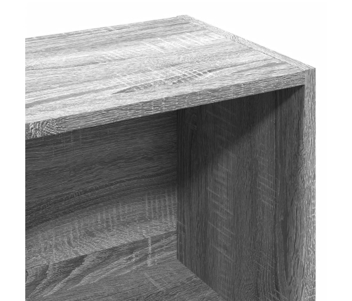 vidaXL Estantería madera de ingeniería gris Sonoma 57x28,5x107,5 cm