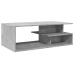 Mesa de centro madera de ingeniería gris hormigón 102x55x35 cm