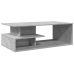 Mesa de centro madera de ingeniería gris hormigón 102x55x35 cm