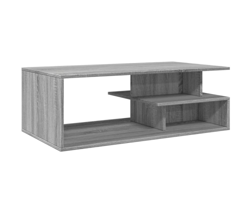 Mesa de centro madera de ingeniería gris Sonoma 102x55x35 cm