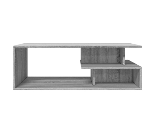 Mesa de centro madera de ingeniería gris Sonoma 102x55x35 cm