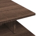 Mesa de centro madera ingeniería marrón roble 102x55x35 cm