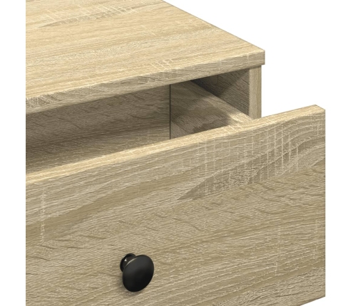 Mesa de centro madera de ingeniería roble Sonoma 60x45x31 cm