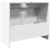 Armario para lavabo madera de ingeniería blanco 63x29x55 cm