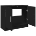 Armario para lavabo madera de ingeniería negro 63x29x55 cm