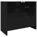 Armario para lavabo madera de ingeniería negro 63x29x55 cm