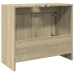 Armario de lavabo madera de ingeniería roble Sonoma 63x29x55 cm