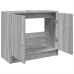 Armario de lavabo madera de ingeniería gris Sonoma 63x29x55 cm