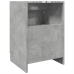 Armario de lavabo madera ingeniería gris hormigón 40x37x59 cm