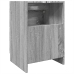 Armario de lavabo madera de ingeniería gris Sonoma 40x37x59 cm