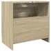 Armario de lavabo madera de ingeniería roble Sonoma 59x37x59 cm