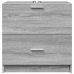 Armario de lavabo madera de ingeniería gris Sonoma 59x37x59 cm