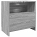 Armario de lavabo madera de ingeniería gris Sonoma 59x37x59 cm