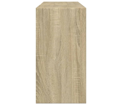 Armario de lavabo madera de ingeniería roble Sonoma 90x29x55 cm