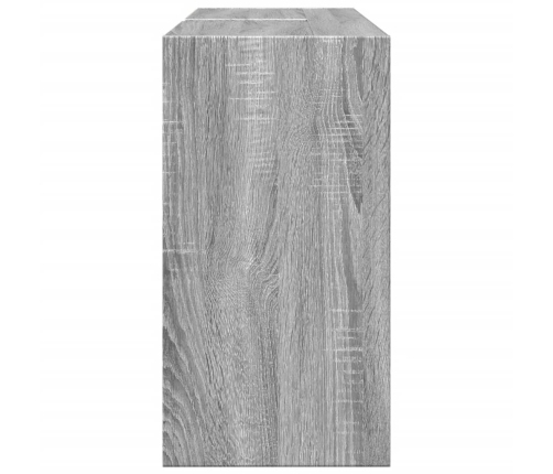 Armario de lavabo madera de ingeniería gris Sonoma 90x29x55 cm