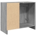 Armario de lavabo madera de ingeniería gris Sonoma 63x29x55 cm