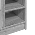 Armario de lavabo madera de ingeniería gris Sonoma 63x29x55 cm