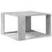 Mesa de centro madera ingeniería gris hormigón 51,5x51,5x30 cm