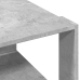 Mesa de centro madera ingeniería gris hormigón 51,5x51,5x30 cm