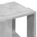 Mesa de centro madera de ingeniería gris hormigón 32x32x30 cm