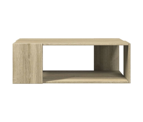 vidaXL Mesa de centro madera de ingeniería roble Sonoma 89,5x48x30 cm