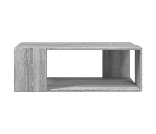 Mesa de centro madera de ingeniería gris Sonoma 89,5x48x30 cm