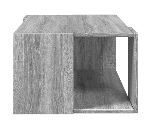 Mesa de centro madera de ingeniería gris Sonoma 89,5x48x30 cm