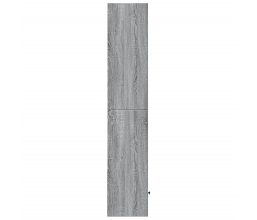 Estantería de madera de ingeniería gris Sonoma 40x36x189 cm