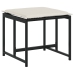 Set de comedor jardín 11 pzas con cojines ratán sintético negro