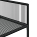 Juego de comedor de jardín 7 piezas ratán sintético negro