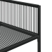 Set de comedor de jardín 15 pzas ratán sintético negro