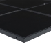 Juego de comedor de jardín 9 piezas ratán sintético negro