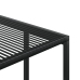 Set de comedor de jardín 17 pzas ratán sintético negro