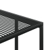 Juego de comedor de jardín 9 piezas ratán sintético negro