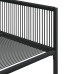 Set de comedor de jardín 17 pzas ratán sintético negro