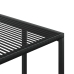 Set de comedor de jardín 17 pzas ratán sintético negro