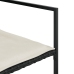 Set de comedor de jardín 9 pzas y cojines ratán sintético negro