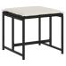 Set de muebles jardín 17 pzas con cojines ratán sintético negro