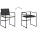 Set de muebles jardín 17 pzas con cojines ratán sintético negro