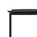 Juego de comedor de jardín 13 pzas con cojines textileno negro