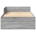 vidaXL Estructura de cama madera de ingeniería gris Sonoma 100x200 cm