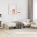 Estructura de cama sin colchón madera roble Sonoma 90x190 cm