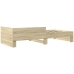 Estructura de cama sin colchón madera roble Sonoma 90x190 cm