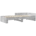 Estructura de cama madera de ingeniería gris hormigón 90x190 cm